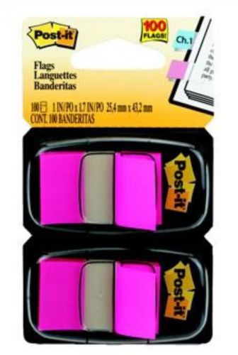 Post-it Flags 1&#039;&#039; x 1.719&#039;&#039; 2 Count Bright Pink
