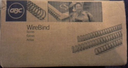 Swingline Wirebind Binding Spines - 55 Sht Cap -8.5&#034;x11&#034; -100/Box -Black