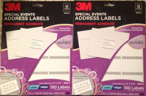 3M Special Events Address Labels-Lot of 2