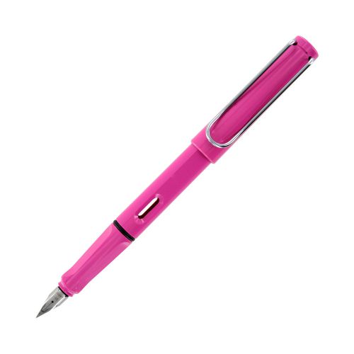 Lamy Safari Pink Fountain Pen - Extra Fine Nib