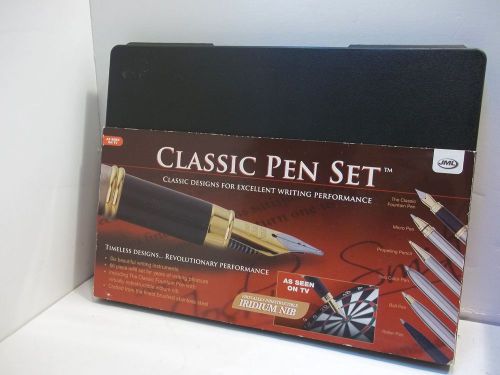 JML Classic Pen Set New 6 Pens and 66 Refills for Students, Teachers Etc.