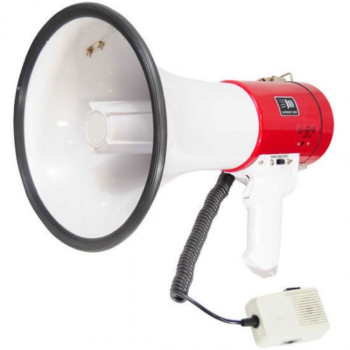Pyle new pmp58u professional piezo dynamic 50 watts megaphone with usb function for sale