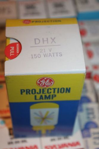 1 DHX Projector Bulb Bulbs GE NOS 21 volts 150 Watt  A/V Light