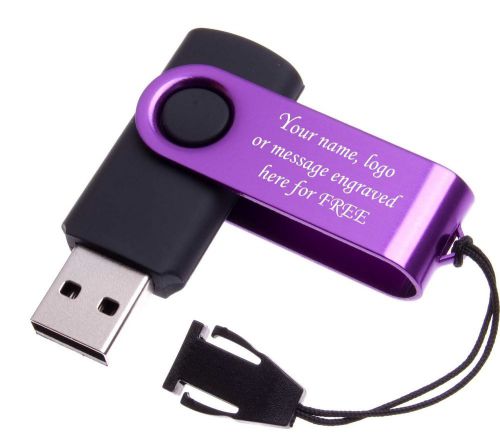 Personalised 1 - 32 GB Folding Key USB Flash Memory Stick Drive Pen Colour