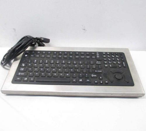 TEXAS INDUSTRIAL DT-5K STAINLESS INDUSTRIAL COMPUTER KEYBOARD  D412293