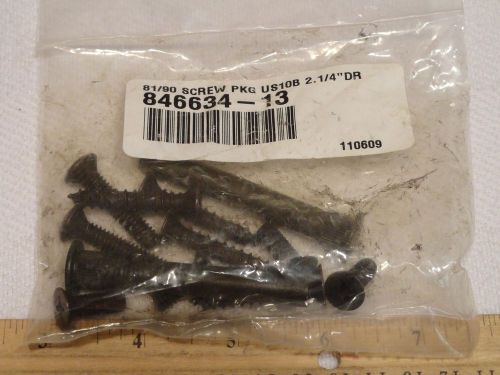 Von duprin 846634-13 81/90 screw package us10b 2.1/4&#034; dr 110609 new for sale
