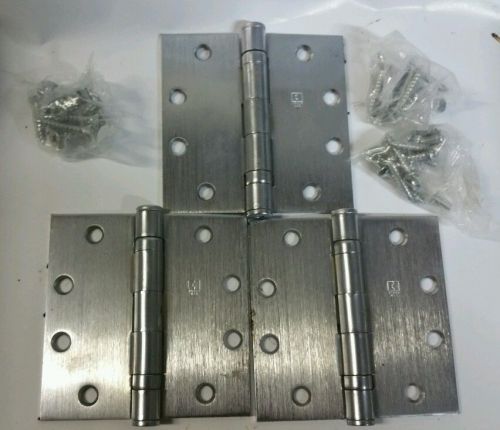 Hager 4.5&#034; x 4.5&#034; hinges bb1279 x 3 for sale