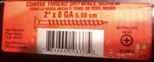 Grip Rite 2&#034; Coarse Thread Drywall Screws - Bugle-head Sharp Pt, 2 - 1 lb packs
