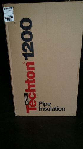 Roxul techton 1200 pipe insulation 12 x 3 4.920  linear ft. for sale