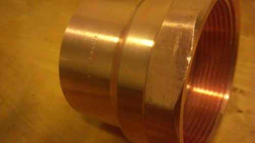 3&#034; wrot copper pressure female adapter - CxF - Mueller Streamline - moonshiner!
