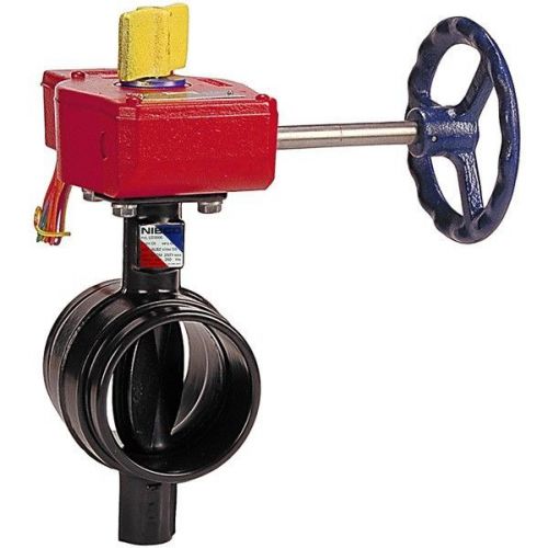 New 6&#034; nibco gd-4765-8n di lug style butterfly valve for sale