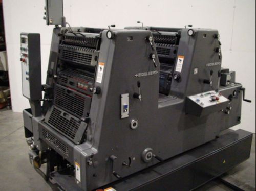 Printing press  heidelberg   1997 gtoz  52-  2 direct damps low impressions for sale