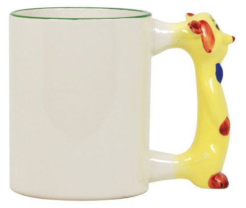 Overstock Sale! 11 oz Sublimation Ceramic Mugs with Fox Animal Handle Theme!