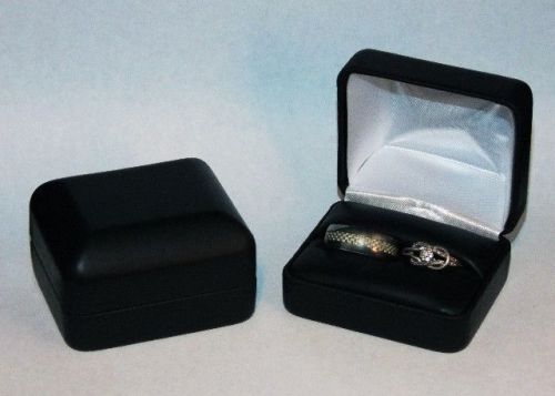 Classic Leatherette Dual Ring Boxes Package Of  6