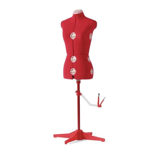 Adjustable Dress Form Mannequin RED Large Plus Size Sewing Garment Wedding Women