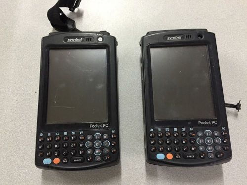 Lot of 2 Symbol MC5040 Pocket PC - Barcode Scanners - Motorola - Bar Code - POS