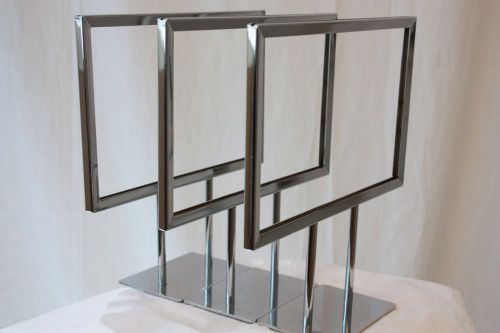 3 new christmas metal frame display sale signs counter retail store case rack for sale