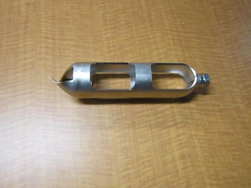 Jmc 3&#034; professional nickel-plated 1/8&#034; dom steel tubing clay auger pn070 for sale