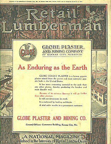 1919 RETAIL LUMBERMAN Lumber Dealer &amp; Mills Advertiser