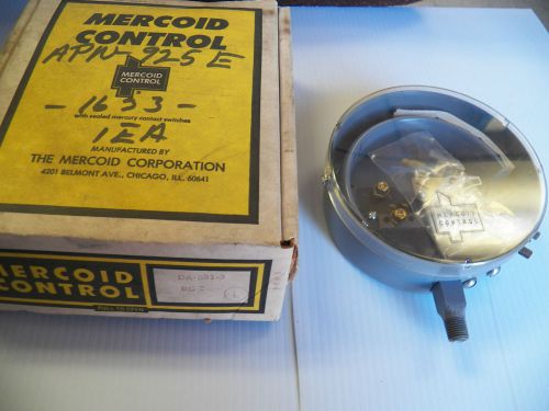 New mercoid control pressure switch da 531-3-7 da53137 120v 5a 5 a amp 1/8 hp for sale