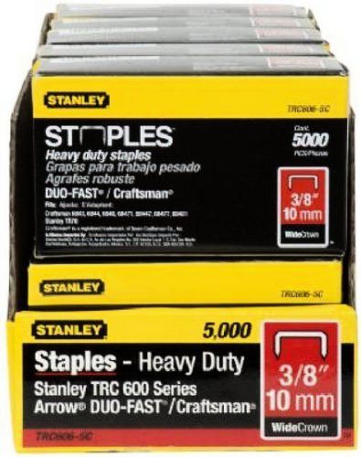 Stanley TRB506-5C 5,000 Units 3/8-in Power Crown Staples