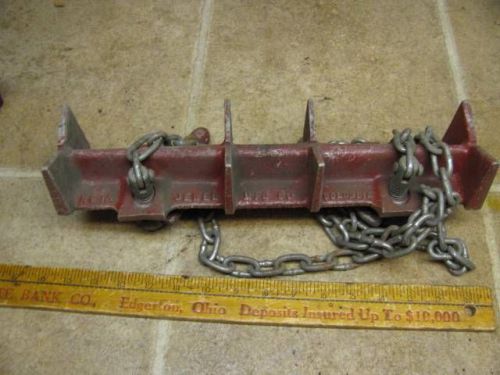 Jewel No 1A Aluminum Pipe Welding Clamp Straight Vise