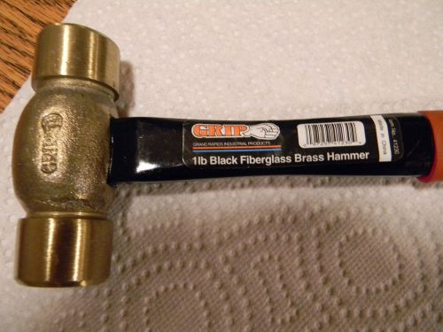*GRIP* 1 LB SOLID BRASS- Non Sparking- HAMMER  &#034;NEW&#034;