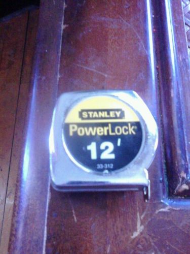 2 Stanley Power Lock 12ft Measure tape!!