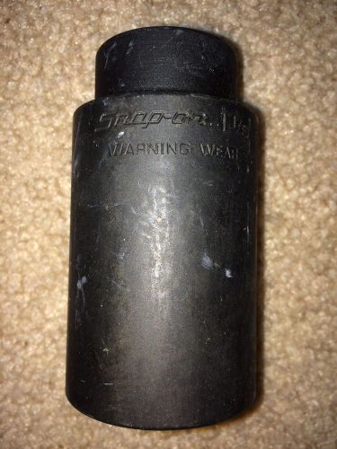 Snap-on SIPR436 Steel Impact Socket, 1-1/8&#034;, 8-point, Deep, 1/2&#034; Drive