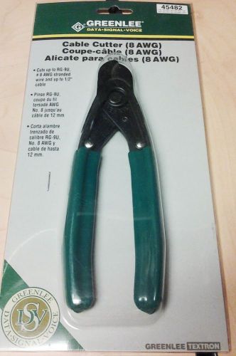 New GREENLEE Tool 45482 Cutter for RG-9U 8 AWG Wire or 1/2&#034; Cable