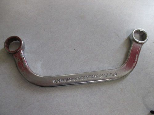 HALF MOON BOX WRENCH  MADE IN AMERICA 9/16 X 5/8