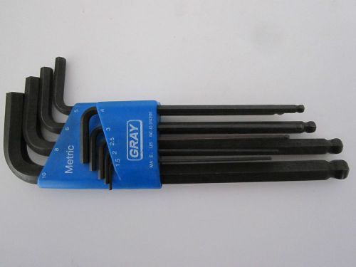 METRIC ALLEN BALL POINT END LONG ARM HEX KEY WRENCH