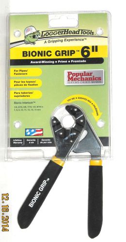 NEW Loggerhead Bionic Grip Pliers, 6&#034; Mint in Plastic