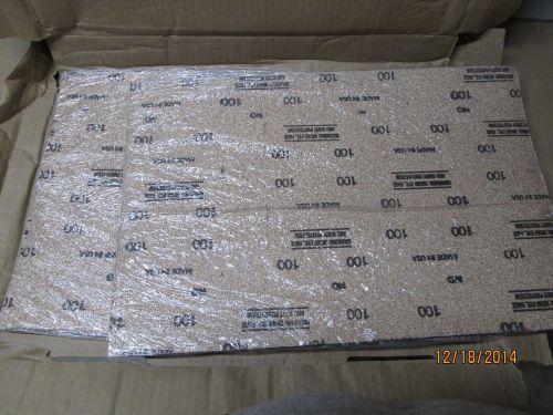QUICKSAND PAPER 12&#034;x18&#034;  60/100 Grit- Orbital Hardwood Floor Sand Paper-60Pcs