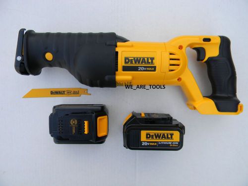 Dewalt dcs380 20v reciprocating saw,2 dcb200 3.0 batteries,blade 20 volt sawzall for sale