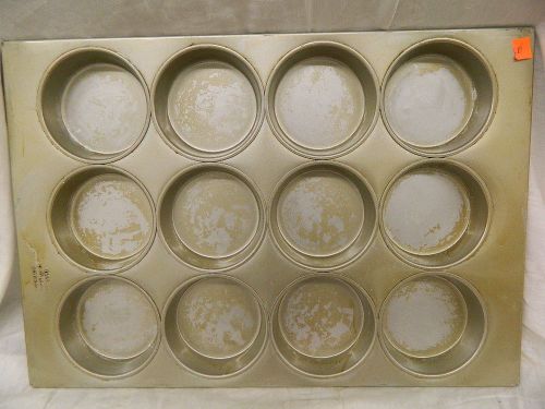 Chicago Metallic Commercial 535D cake muffin pans pot pie 5&#034; round rare size