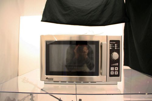 Amana RCS10DSE 1000W Stainless Steel Commercial Microwave Oven