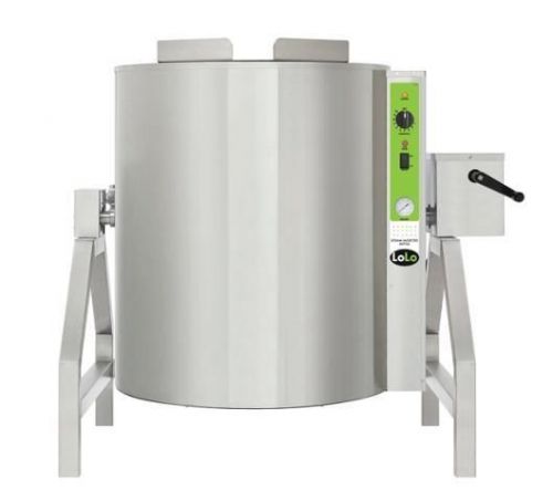 Lolo 45-gallon gas tilting steam kettle, new, model lkt-45g for sale