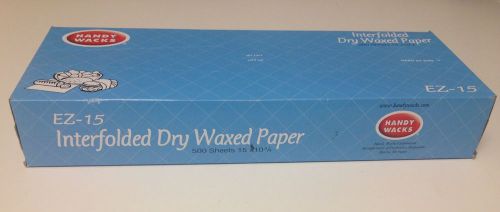 15&#034;x10.75&#034; dry waxed deli paper/pop-up sheets dry waxed paper/500 sheets pack for sale