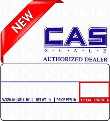 CAS LST-8000 for LP-1000/LP-II/CL5000 Label, 58 x 30 mm