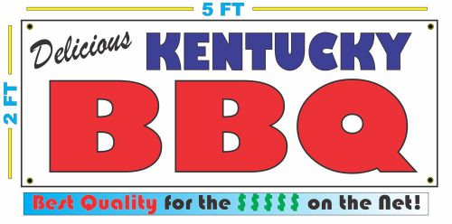Full Color KENTUCKY BBQ BANNER Sign NEW Larger Size Best Quality for the $$$