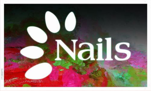 Ba008 open nails hair beauty skin new banner shop sign for sale
