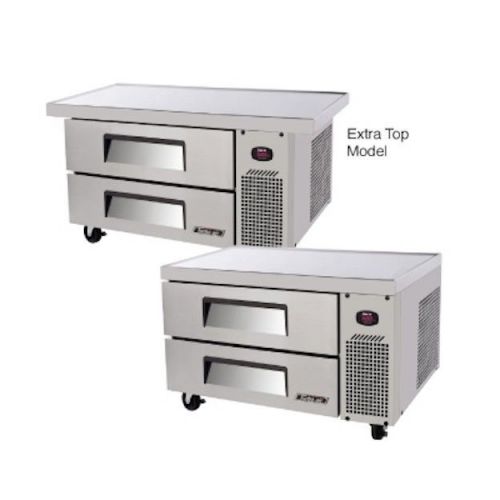 New turbo air 36&#034; super deluxe stainless steel chef base !! 2 drawers!! for sale