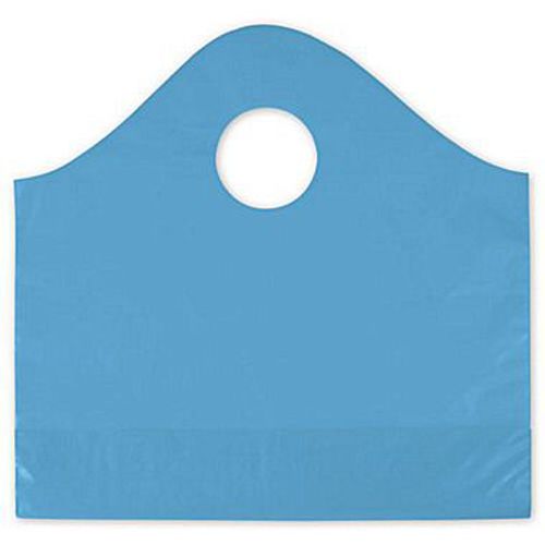 Encore 12&#034; x 11&#034; x 4&#034; Frosted Wave Merchandise Bags, Lagoon Blue