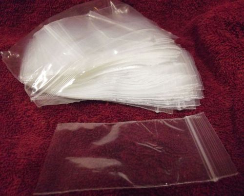 100 2&#034;x3&#034; plastic ziploc bags
