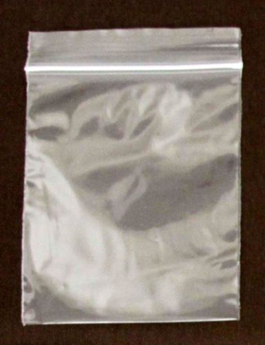 New 500 CLEAR Reclosable Zipper Bag 3&#039;&#039; x 3&#039;&#039; - 2 mil thick *US FREE SHIPPING*
