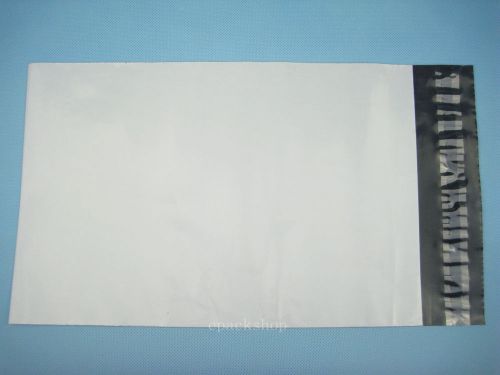 10 white poly mailing bags plastic envelopes mailers 4.3&#034; x 7&#034;_110 x 180+45mm for sale
