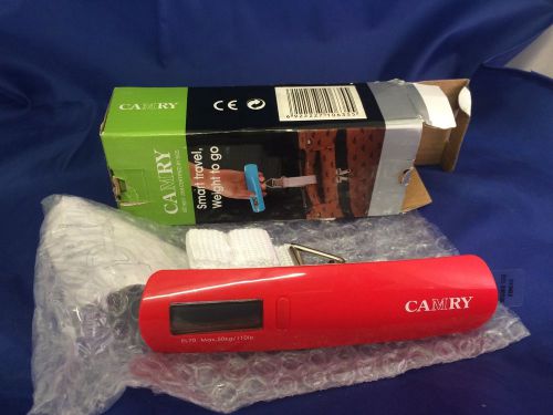 Camry 5.31 x 3 Inches Digital Luggage Scale  Red (EL70-43)
