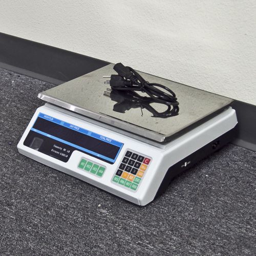 New computing 60lb digital electronic scale price deli food produce counting for sale