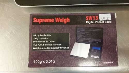 Supreme weigh digital pocket scale